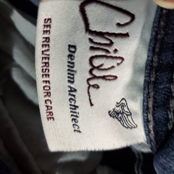 CHIOLE SIZE 9 DENIM ARCHITECT DISTRESSED SEE DESCRIPTION - Picture 6 of 7